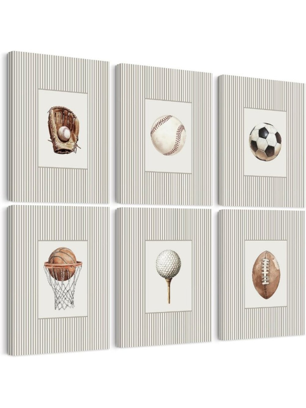 Vintage Sports Wall Art for Kids' Room | Canvas Prints & Posters | Football